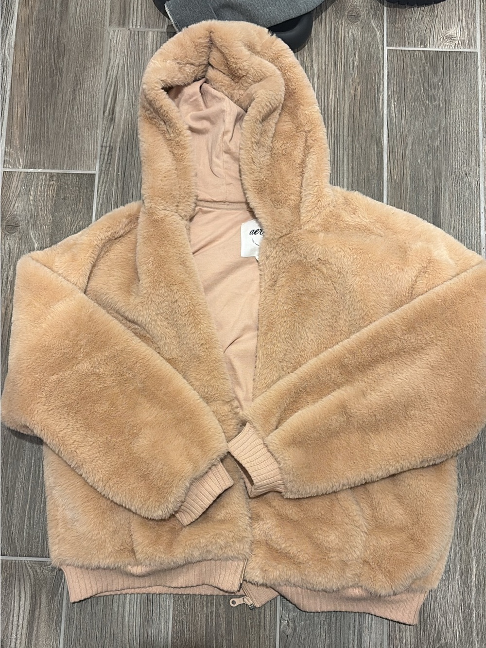 Aerie Fluffy Hoodie - Picture 3 of 3